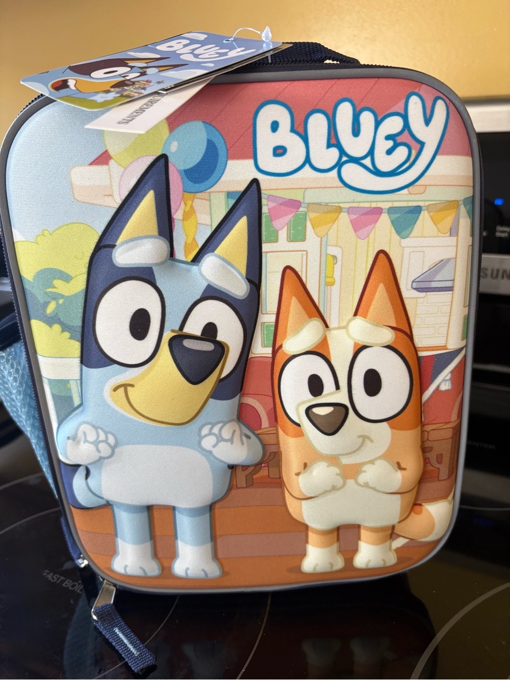 Bluey Kids Lunch Bag - Blue & Orange Characters
